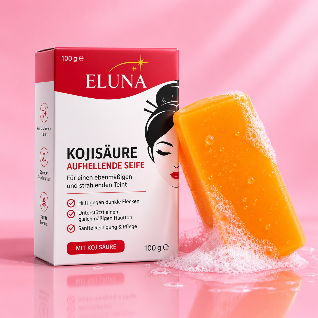 ELUNA® Kojisäure Hautpflege Seife